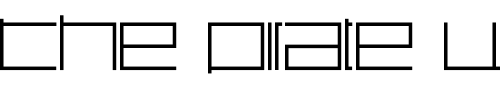 Font : DS-SQR35 Custom Text : The Pirate Way Test your own text here Click to download or to view this font on a tshirt that can be custom printed in Bali