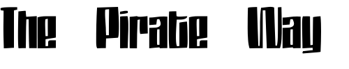 Font : DS-Thompson Custom Text : The Pirate Way Test your own text here Click to download or to view this font on a tshirt that can be custom printed in Bali