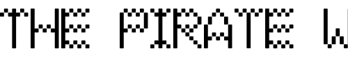Font : DS-Ticket35 Custom Text : The Pirate Way Test your own text here Click to download or to view this font on a tshirt that can be custom printed in Bali