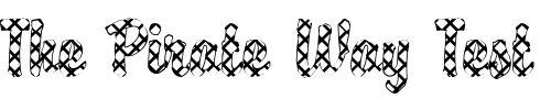 Font : DTC-Brody-M10 Custom Text : The Pirate Way Test your own text here Click to download or to view this font on a tshirt that can be custom printed in Bali