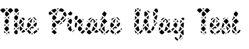Font : DTC-Brody-M14 Custom Text : The Pirate Way Test your own text here Click to download or to view this font on a tshirt that can be custom printed in Bali