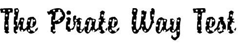 Font : DTC-Brody-M15 Custom Text : The Pirate Way Test your own text here Click to download or to view this font on a tshirt that can be custom printed in Bali