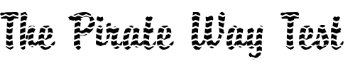 Font : DTC-Brody-M17 Custom Text : The Pirate Way Test your own text here Click to download or to view this font on a tshirt that can be custom printed in Bali
