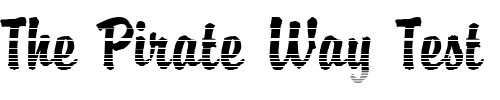 Font : DTC-Brody-M19 Custom Text : The Pirate Way Test your own text here Click to download or to view this font on a tshirt that can be custom printed in Bali