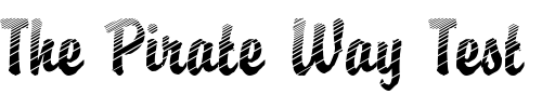 Font : DTC-Brody-M20 Custom Text : The Pirate Way Test your own text here Click to download or to view this font on a tshirt that can be custom printed in Bali