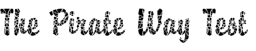 Font : DTC-Brody-M30 Custom Text : The Pirate Way Test your own text here Click to download or to view this font on a tshirt that can be custom printed in Bali