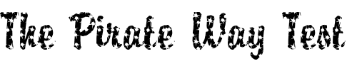 Font : DTC-Brody-M34 Custom Text : The Pirate Way Test your own text here Click to download or to view this font on a tshirt that can be custom printed in Bali