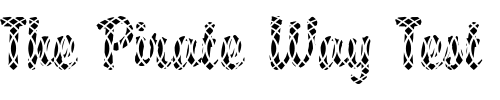 Font : DTC-Brody-M36 Custom Text : The Pirate Way Test your own text here Click to download or to view this font on a tshirt that can be custom printed in Bali