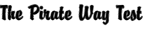 Font : DTC-Brody-M40 Custom Text : The Pirate Way Test your own text here Click to download or to view this font on a tshirt that can be custom printed in Bali