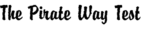 Font : DTC-Brody-M42 Custom Text : The Pirate Way Test your own text here Click to download or to view this font on a tshirt that can be custom printed in Bali