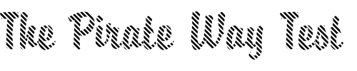 Font : DTCBrodyM03 Custom Text : The Pirate Way Test your own text here Click to download or to view this font on a tshirt that can be custom printed in Bali