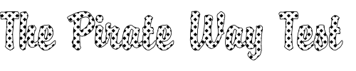 Font : DTCBrodyM08 Custom Text : The Pirate Way Test your own text here Click to download or to view this font on a tshirt that can be custom printed in Bali