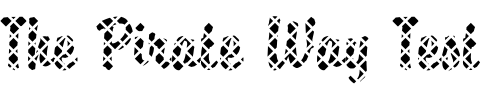Font : DTCBrodyM14 Custom Text : The Pirate Way Test your own text here Click to download or to view this font on a tshirt that can be custom printed in Bali