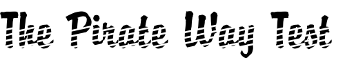 Font : DTCBrodyM21 Custom Text : The Pirate Way Test your own text here Click to download or to view this font on a tshirt that can be custom printed in Bali