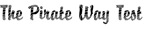 Font : DTCBrodyM26 Custom Text : The Pirate Way Test your own text here Click to download or to view this font on a tshirt that can be custom printed in Bali