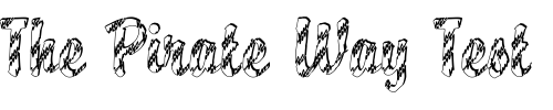 Font : DTCBrodyM28 Custom Text : The Pirate Way Test your own text here Click to download or to view this font on a tshirt that can be custom printed in Bali