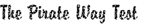 Font : DTCBrodyM31 Custom Text : The Pirate Way Test your own text here Click to download or to view this font on a tshirt that can be custom printed in Bali