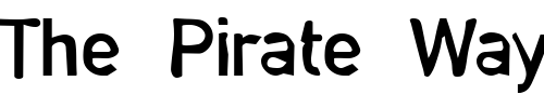 Font : DTCDirtyM14 Custom Text : The Pirate Way Test your own text here Click to download or to view this font on a tshirt that can be custom printed in Bali