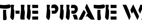 Font : DTCDirtyM26 Custom Text : The Pirate Way Test your own text here Click to download or to view this font on a tshirt that can be custom printed in Bali