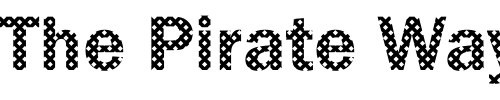 Font : DTCFranklinGotM12 Custom Text : The Pirate Way Test your own text here Click to download or to view this font on a tshirt that can be custom printed in Bali
