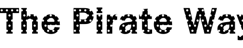 Font : DTCFranklinGotM15 Custom Text : The Pirate Way Test your own text here Click to download or to view this font on a tshirt that can be custom printed in Bali