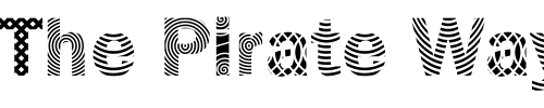 Font : DTCFranklinGotM18 Custom Text : The Pirate Way Test your own text here Click to download or to view this font on a tshirt that can be custom printed in Bali