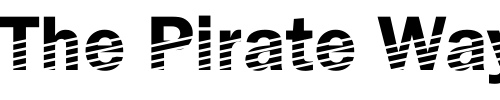 Font : DTCFranklinGotM21 Custom Text : The Pirate Way Test your own text here Click to download or to view this font on a tshirt that can be custom printed in Bali
