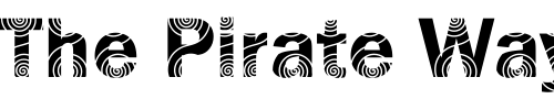 Font : DTCFranklinGotM26 Custom Text : The Pirate Way Test your own text here Click to download or to view this font on a tshirt that can be custom printed in Bali
