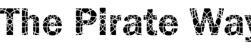 Font : DTCFranklinGotM29 Custom Text : The Pirate Way Test your own text here Click to download or to view this font on a tshirt that can be custom printed in Bali