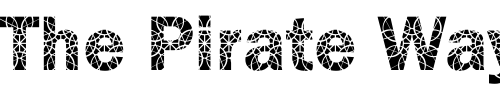 Font : DTCFranklinGotM30 Custom Text : The Pirate Way Test your own text here Click to download or to view this font on a tshirt that can be custom printed in Bali