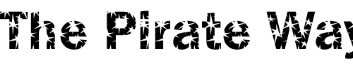 Font : DTCFranklinGotM32 Custom Text : The Pirate Way Test your own text here Click to download or to view this font on a tshirt that can be custom printed in Bali