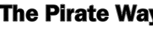 Font : DTCFranklinGotM40 Custom Text : The Pirate Way Test your own text here Click to download or to view this font on a tshirt that can be custom printed in Bali