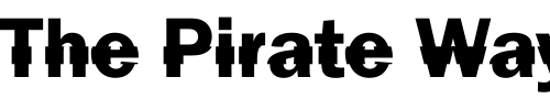 Font : DTCFranklinGotM44 Custom Text : The Pirate Way Test your own text here Click to download or to view this font on a tshirt that can be custom printed in Bali