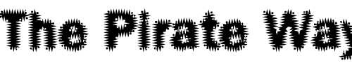 Font : DTCFunkyM30 Custom Text : The Pirate Way Test your own text here Click to download or to view this font on a tshirt that can be custom printed in Bali