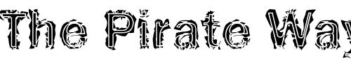 Font : DTCFunkyM32 Custom Text : The Pirate Way Test your own text here Click to download or to view this font on a tshirt that can be custom printed in Bali