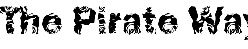 Font : DTCFunkyM37 Custom Text : The Pirate Way Test your own text here Click to download or to view this font on a tshirt that can be custom printed in Bali