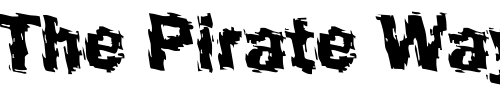 Font : DTCFunkyM44 Custom Text : The Pirate Way Test your own text here Click to download or to view this font on a tshirt that can be custom printed in Bali