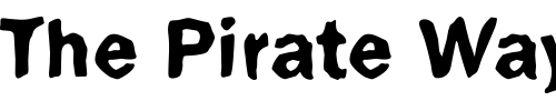 Font : DTCFunkyM49 Custom Text : The Pirate Way Test your own text here Click to download or to view this font on a tshirt that can be custom printed in Bali