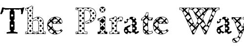 Font : DTCGaramondM11 Custom Text : The Pirate Way Test your own text here Click to download or to view this font on a tshirt that can be custom printed in Bali