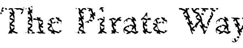 Font : DTCGaramondM16 Custom Text : The Pirate Way Test your own text here Click to download or to view this font on a tshirt that can be custom printed in Bali