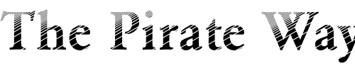 Font : DTCGaramondM20 Custom Text : The Pirate Way Test your own text here Click to download or to view this font on a tshirt that can be custom printed in Bali