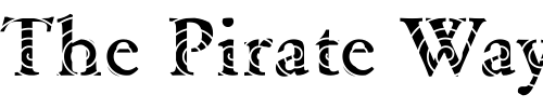 Font : DTCGaramondM25 Custom Text : The Pirate Way Test your own text here Click to download or to view this font on a tshirt that can be custom printed in Bali