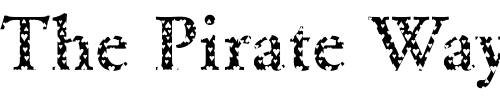 Font : DTCGaramondM33 Custom Text : The Pirate Way Test your own text here Click to download or to view this font on a tshirt that can be custom printed in Bali
