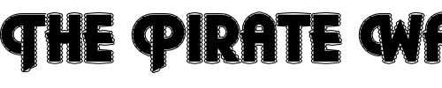 Font : DTCPlazaM40 Custom Text : The Pirate Way Test your own text here Click to download or to view this font on a tshirt that can be custom printed in Bali