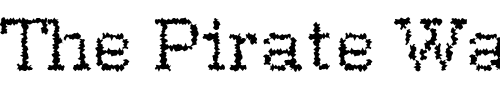 Font : DTCRoughM18 Custom Text : The Pirate Way Test your own text here Click to download or to view this font on a tshirt that can be custom printed in Bali