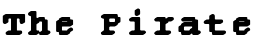 Font : DTCRoughM29 Custom Text : The Pirate Way Test your own text here Click to download or to view this font on a tshirt that can be custom printed in Bali