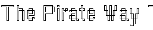 Font : DTCRoughM43 Custom Text : The Pirate Way Test your own text here Click to download or to view this font on a tshirt that can be custom printed in Bali