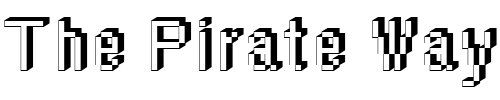 Font : DTCRoughM45 Custom Text : The Pirate Way Test your own text here Click to download or to view this font on a tshirt that can be custom printed in Bali