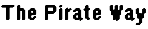 Font : DTCRoughM49 Custom Text : The Pirate Way Test your own text here Click to download or to view this font on a tshirt that can be custom printed in Bali
