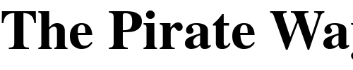 Font : Dabbington-Bold Custom Text : The Pirate Way Test your own text here Click to download or to view this font on a tshirt that can be custom printed in Bali